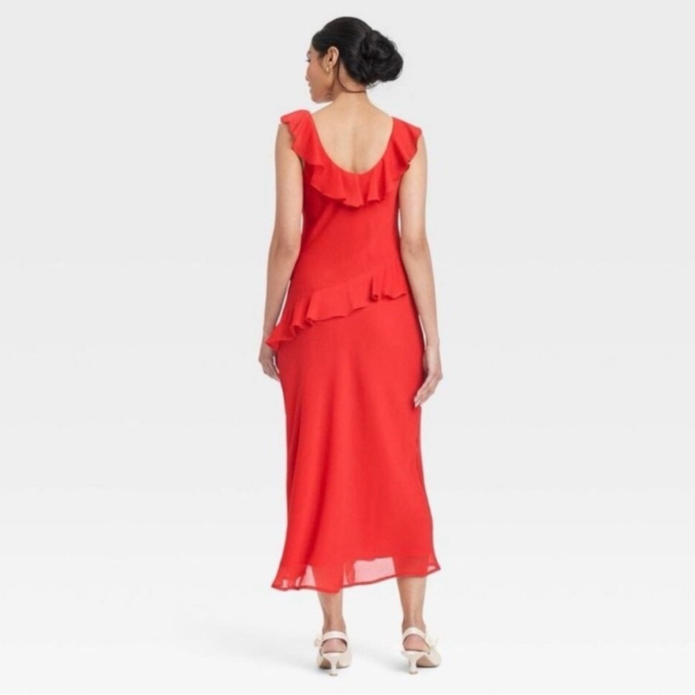 a new day Vibrant Red Maxi Dress - Picture 3 of 6